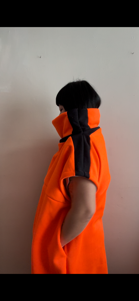 Preorder the Orange Hunter Sweat Dress