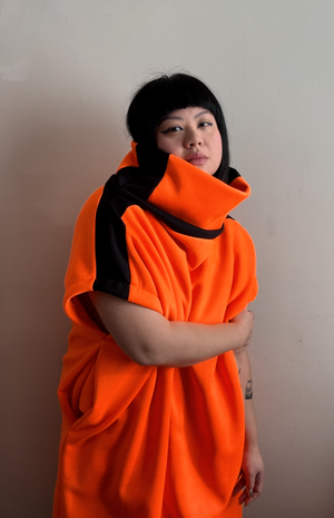 Preorder the Orange Hunter Sweat Dress