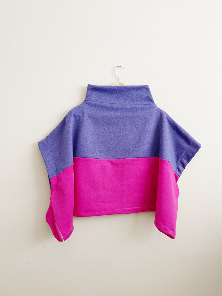 The Purple + Pink Sweatsuit Crop