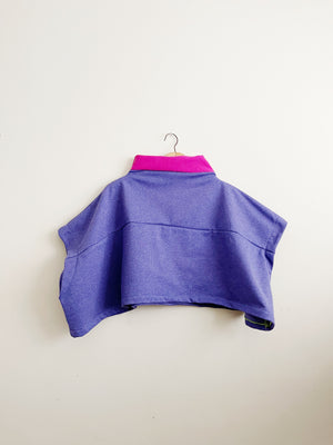 
            
                Load image into Gallery viewer, Lil Pink, Mostly Purple, Sweatsuit Crop
            
        